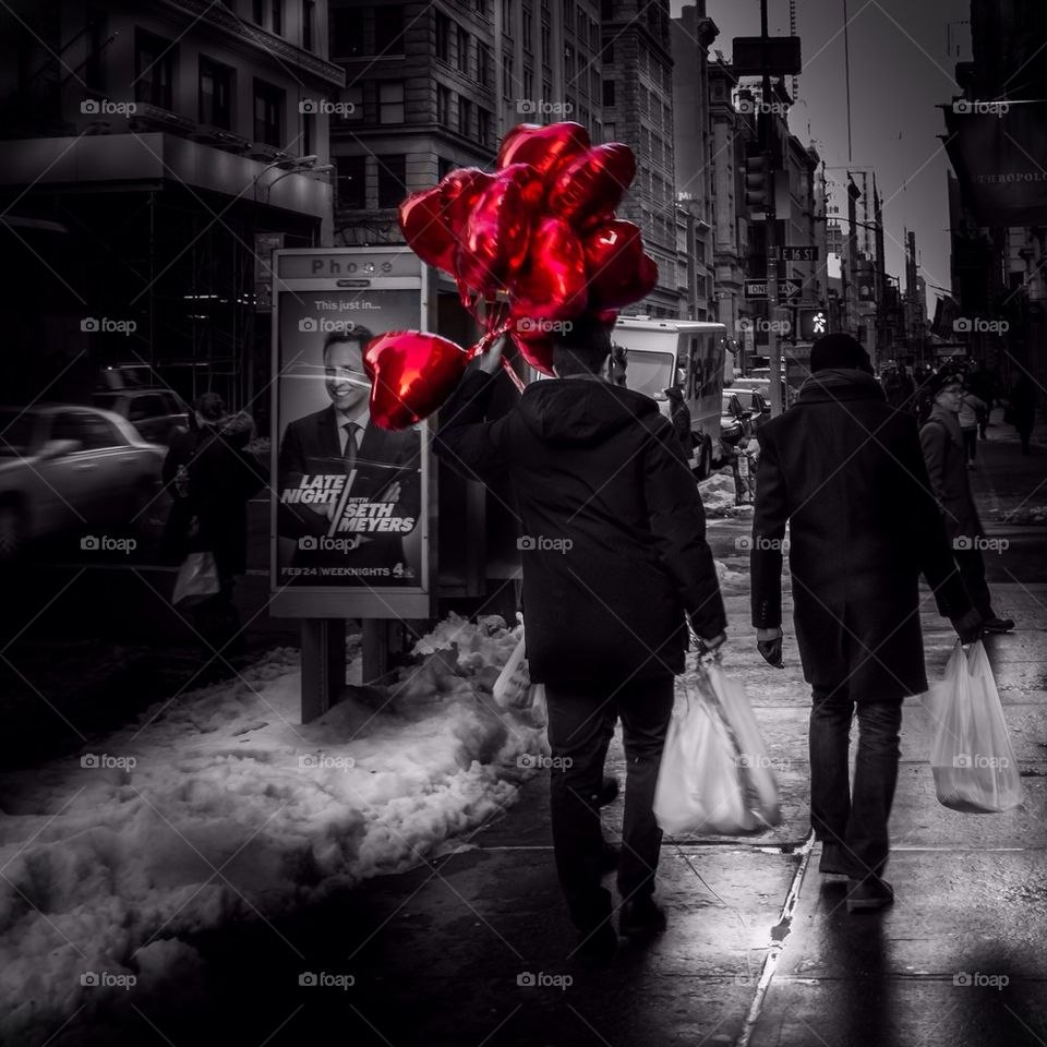 Red balloons