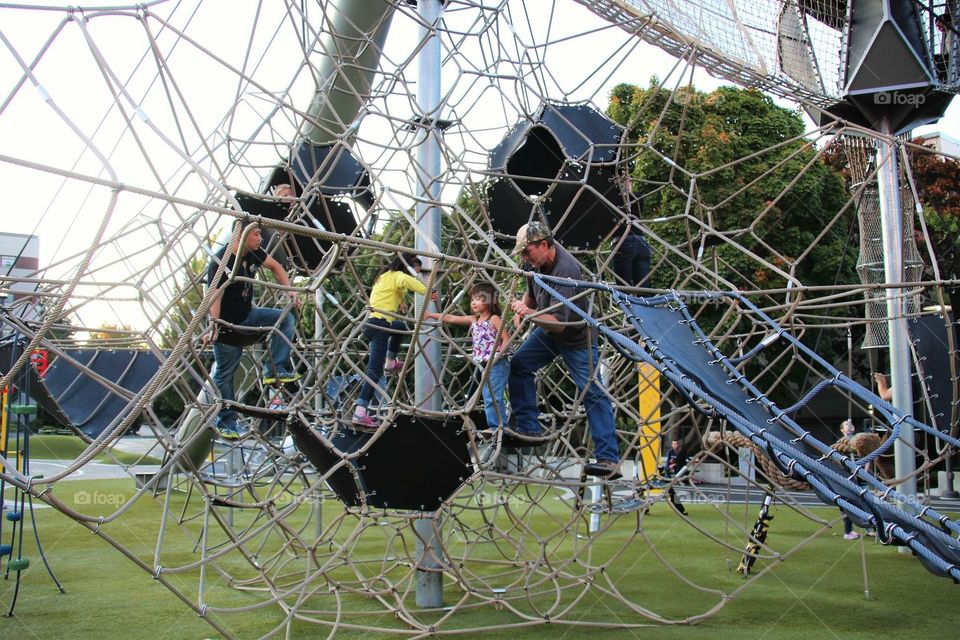 Net climbing