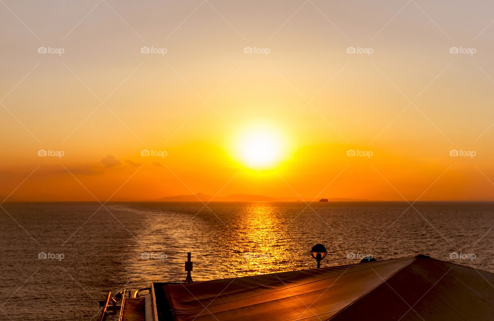 Incredible Mediterranean sunset