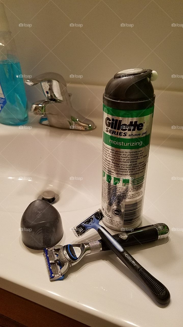 The ritual of shaving