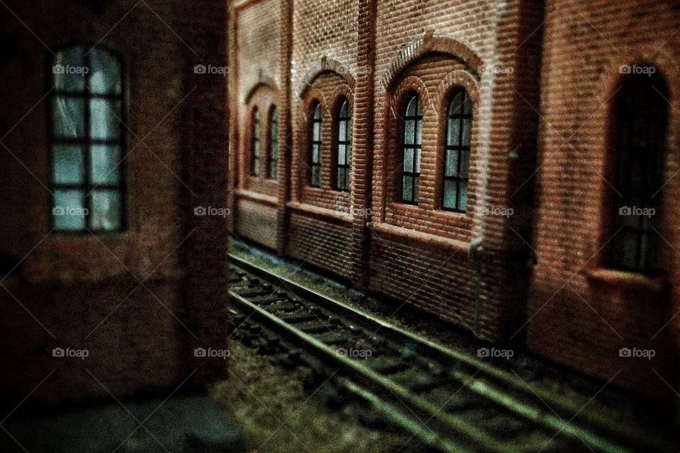 model train railway architecture by jregueira