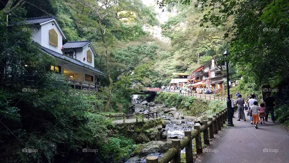 Minoo park waterfalls