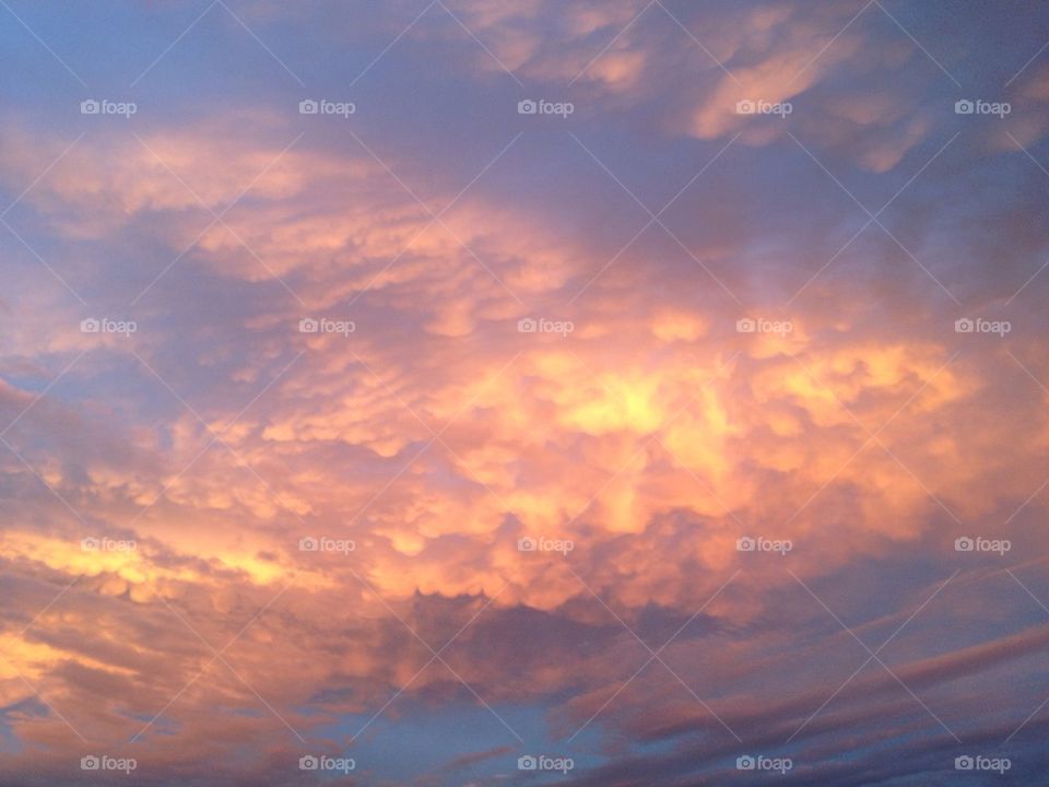 Sunset Clouds over Japan