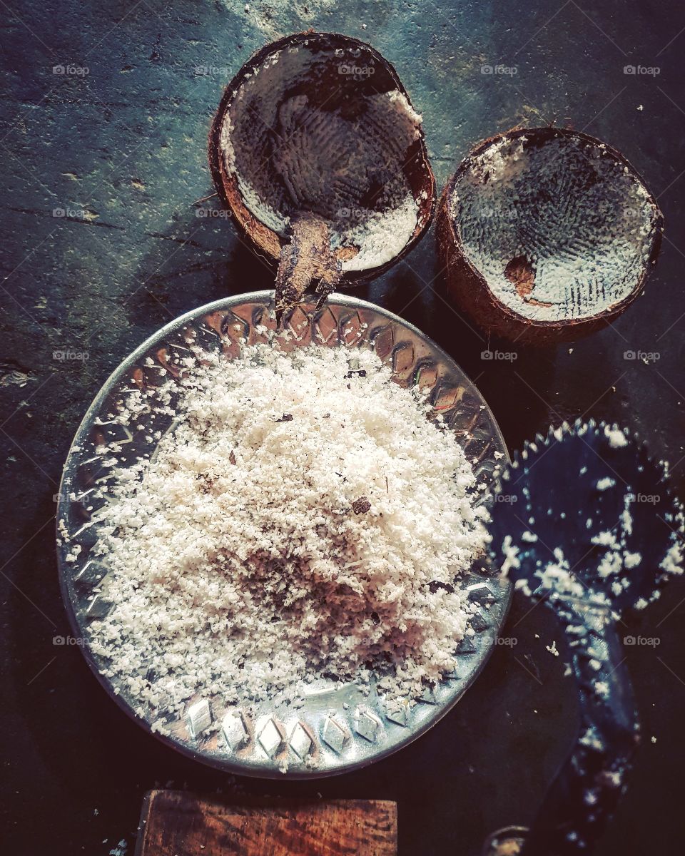 grated coconut