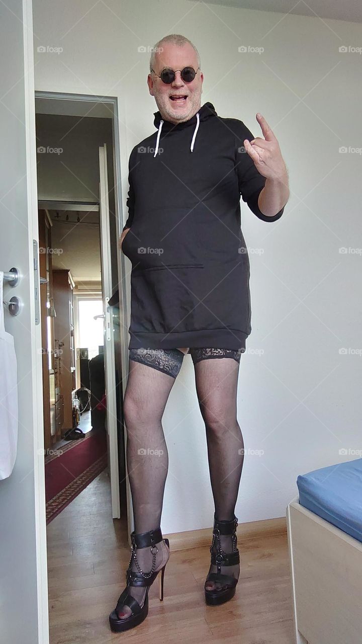 Crossdresser Nylonjunge