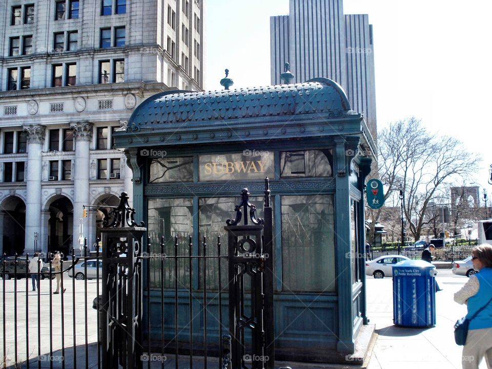 Subway entrance