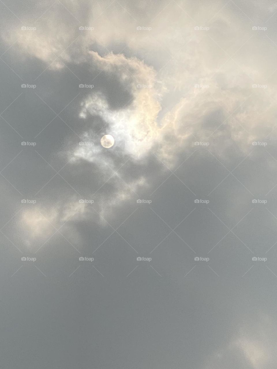 Dark clouds and rain are symbols of winter beginning in Egypt 