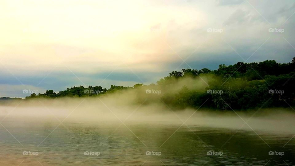 Misty Cool Summer Evening