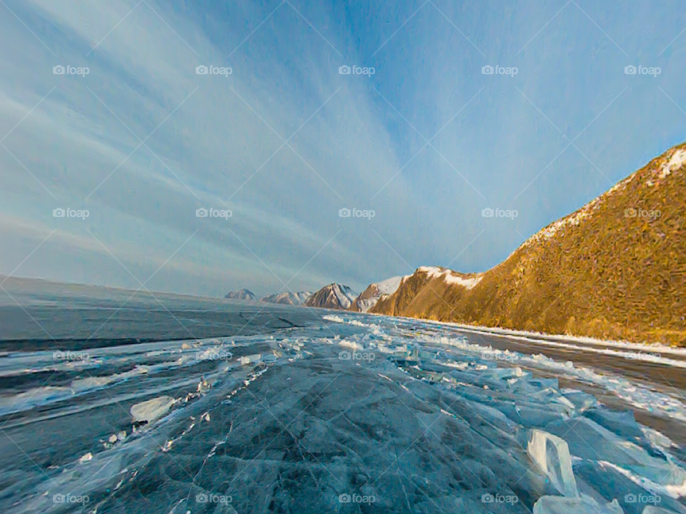 Lake baikal in Russia