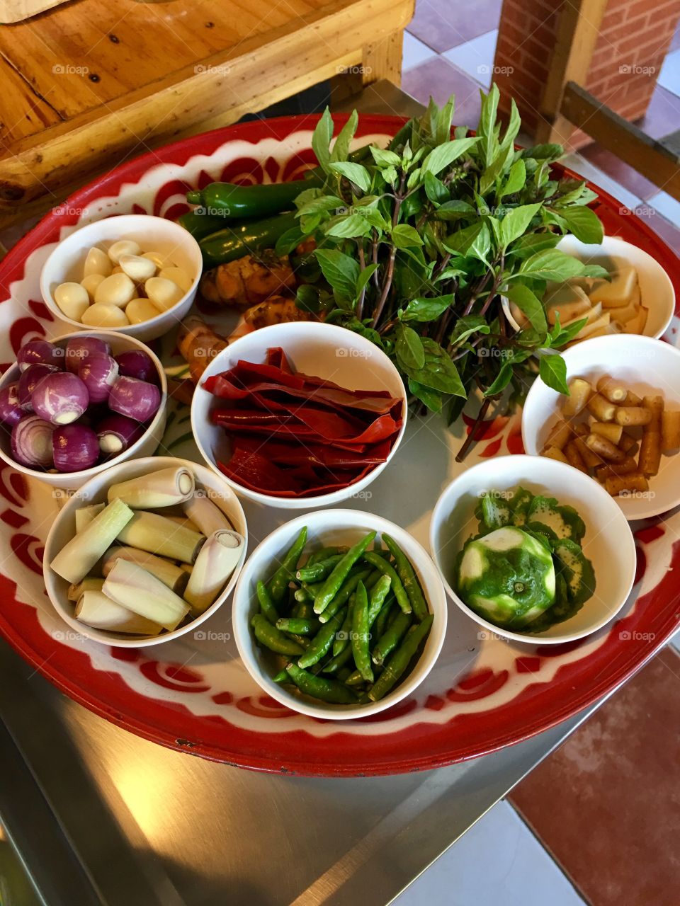 Prepping for curry paste