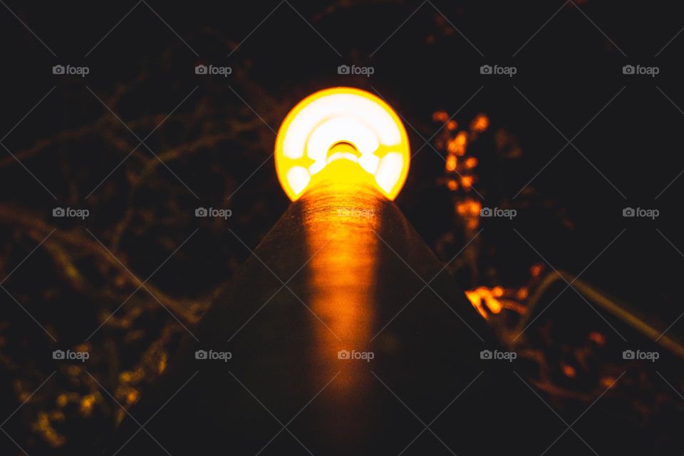 Post reflecting off it self