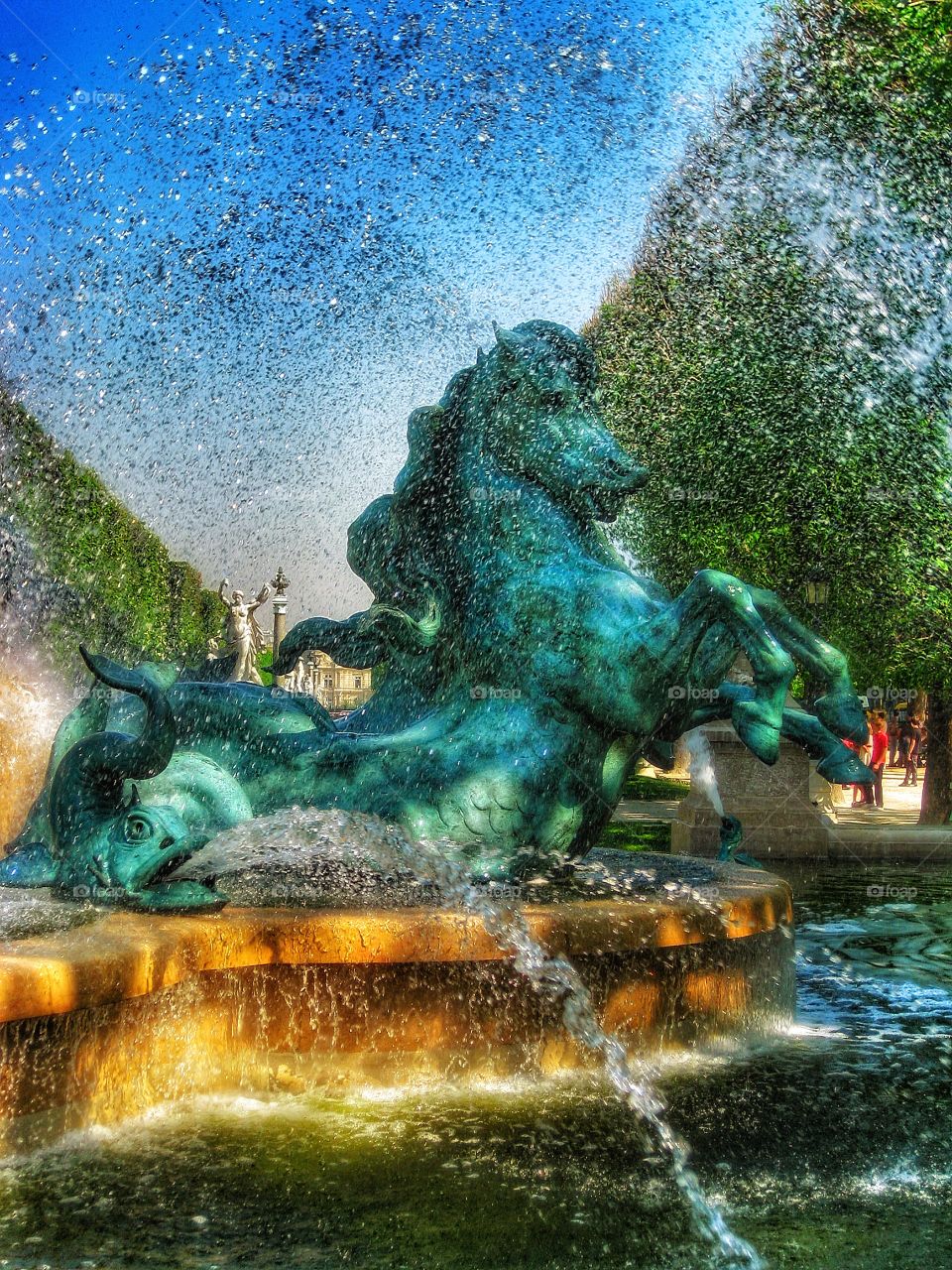 Paris fountain 