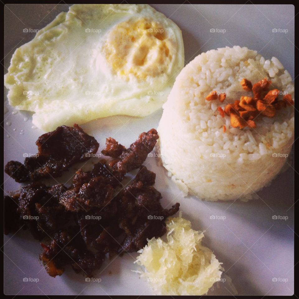 tapsilog 
(Filipino famous breakfast) 