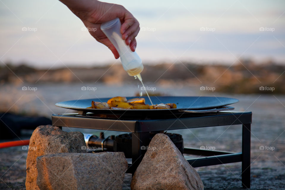 Cooking outdoors