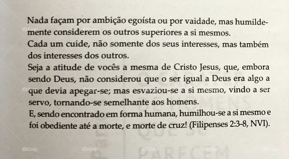 Sejam a imagem e semelhança de Cristo Jesus !