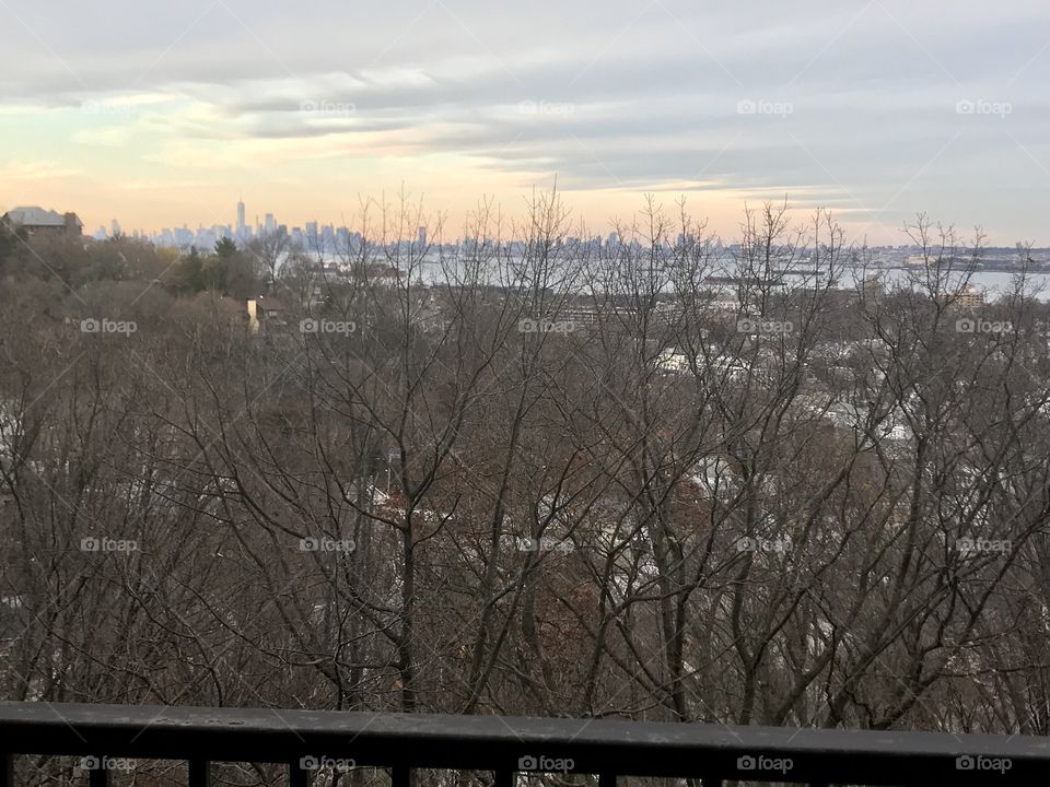 Perfect view of NYC in the winter. 