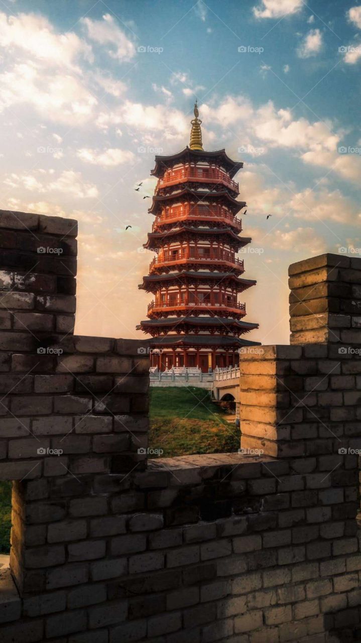 My hometown - pagoda