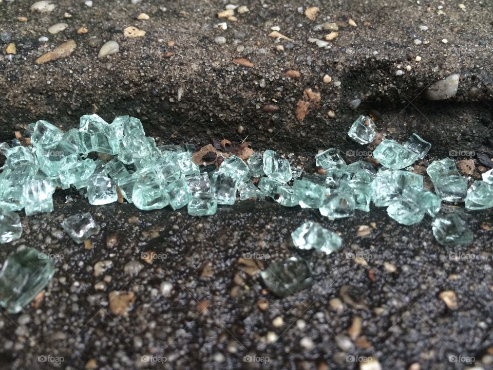 Even trash is pretty. A broken glass at the curb can be pretty at the right angle. 