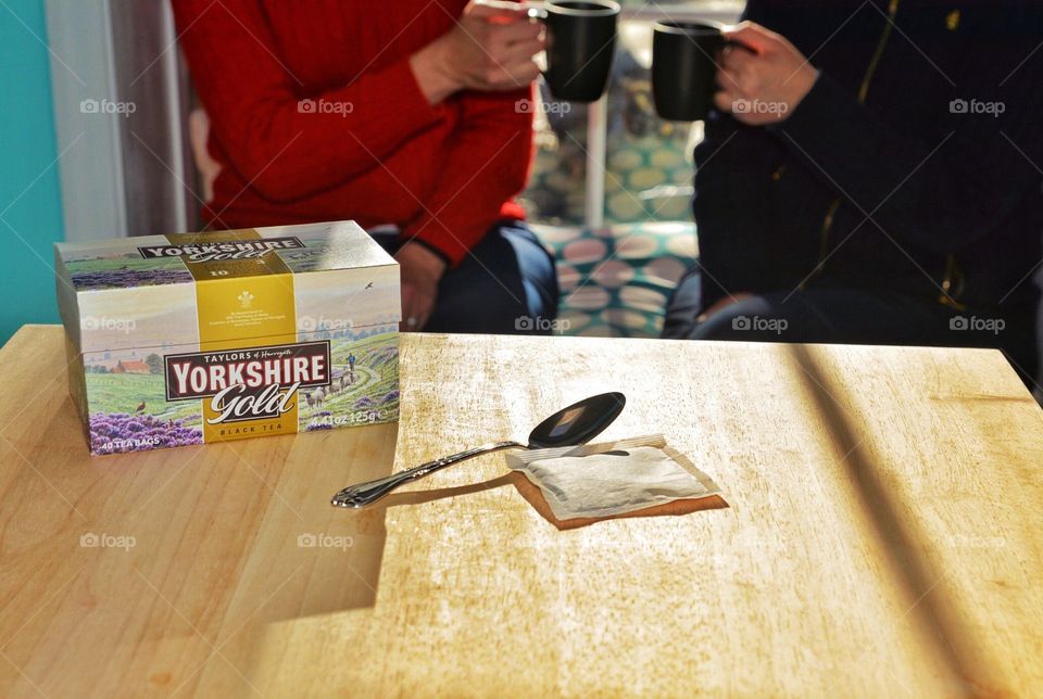 Yorkshire tea with friends