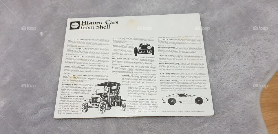 Historic Cars collection