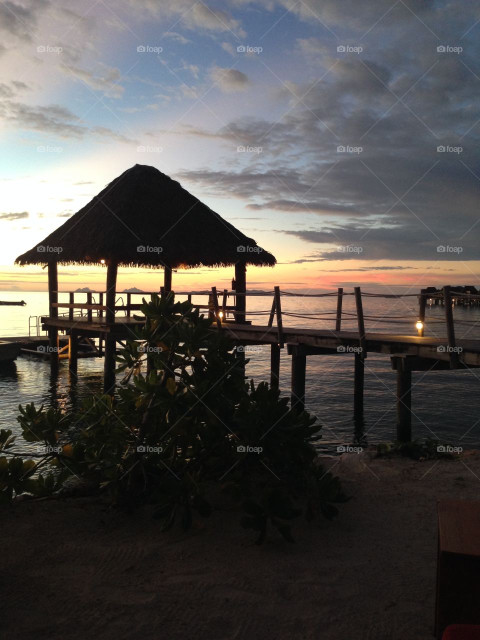 Beach, No Person, Water, Ocean, Sunset