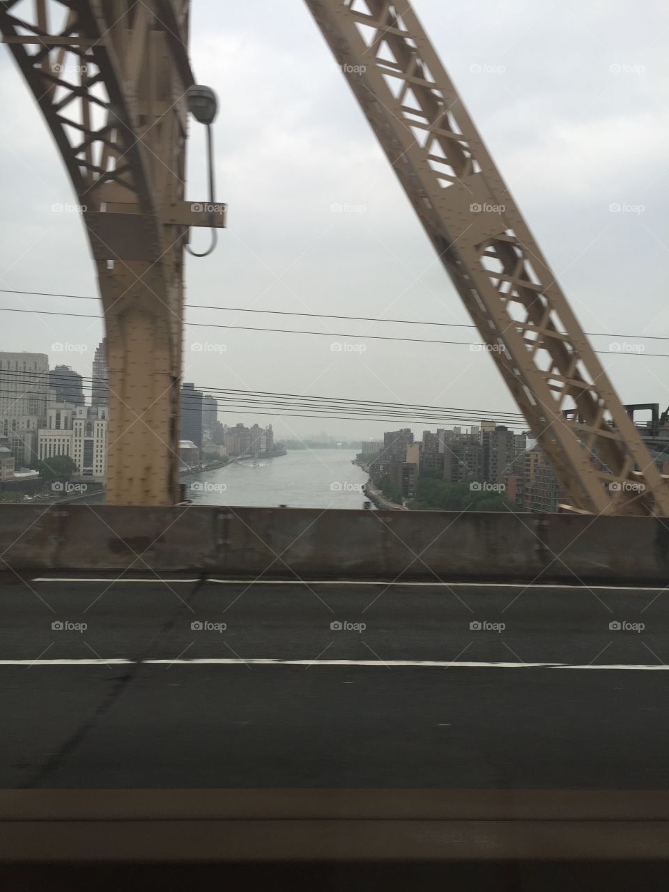 Crossing Bridges. Leaving the beautiful city of Manhattan, NY. 