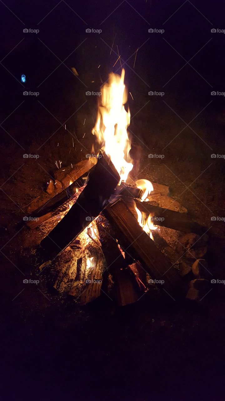 Bright Campfire