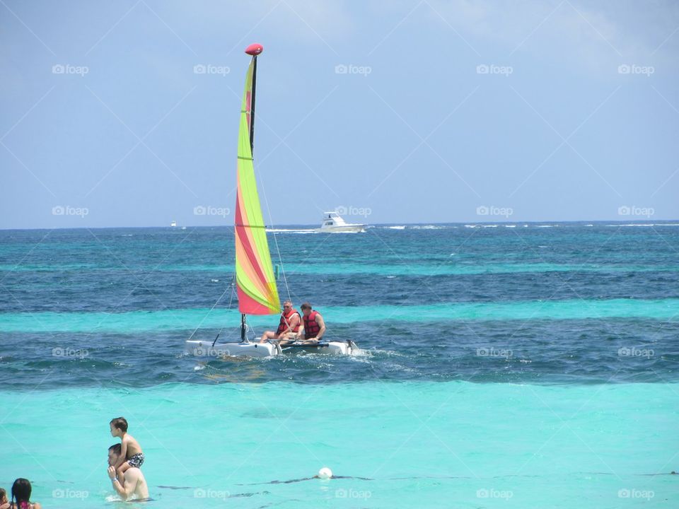 Catamaran Sailboat Colors