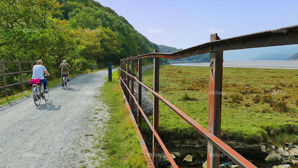 Trail. Mawddach trail Wales