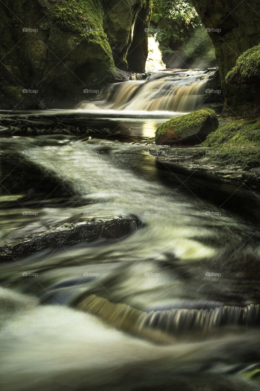 Devils Pulpit in Scotland.