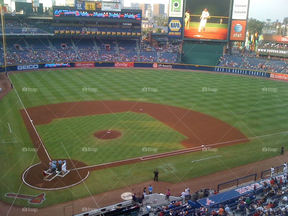 Turner field . Atlanta Braves baseball stadium