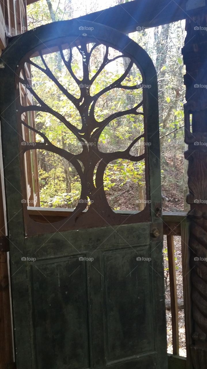 tree house door
