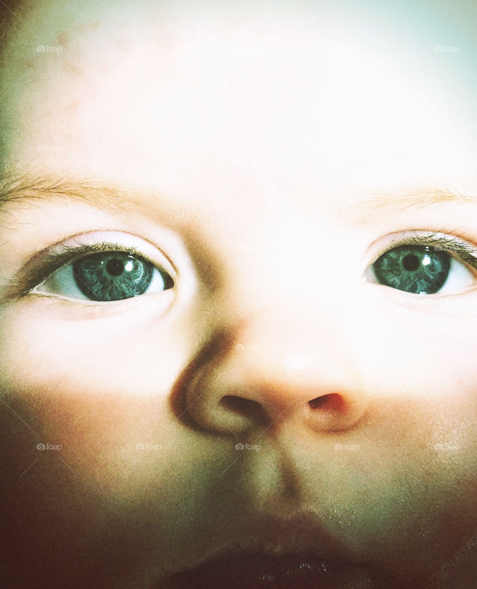 Baby eyes. Baby eyes