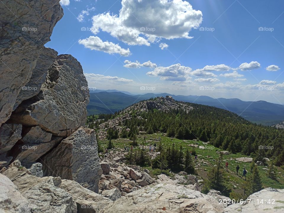 Mountain landscape ural