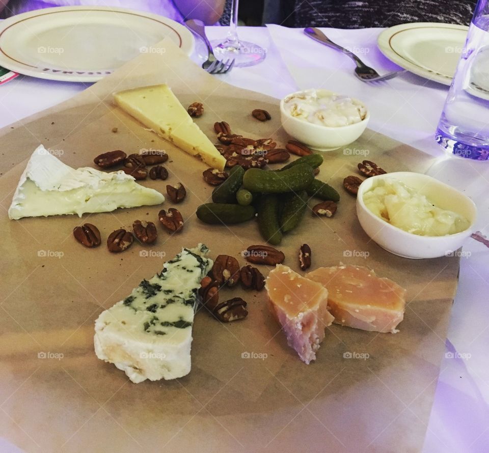 Cheese plate at Artisanal