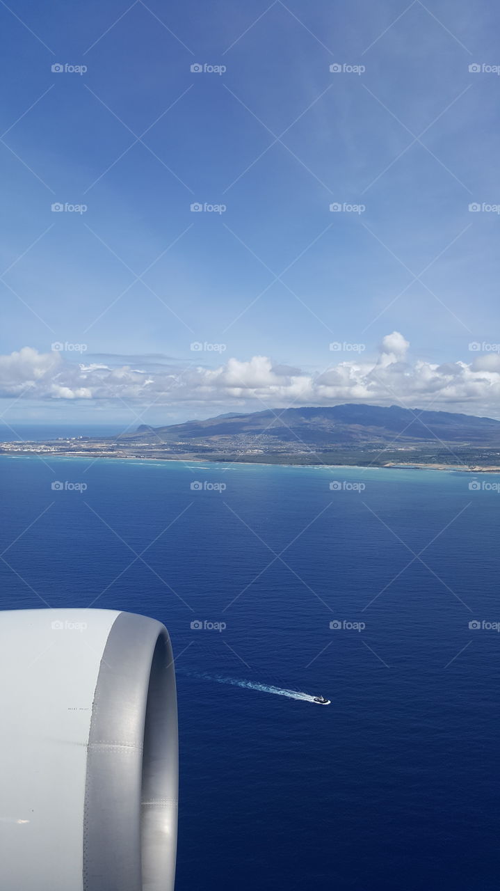 Views of the Hawaiian coast