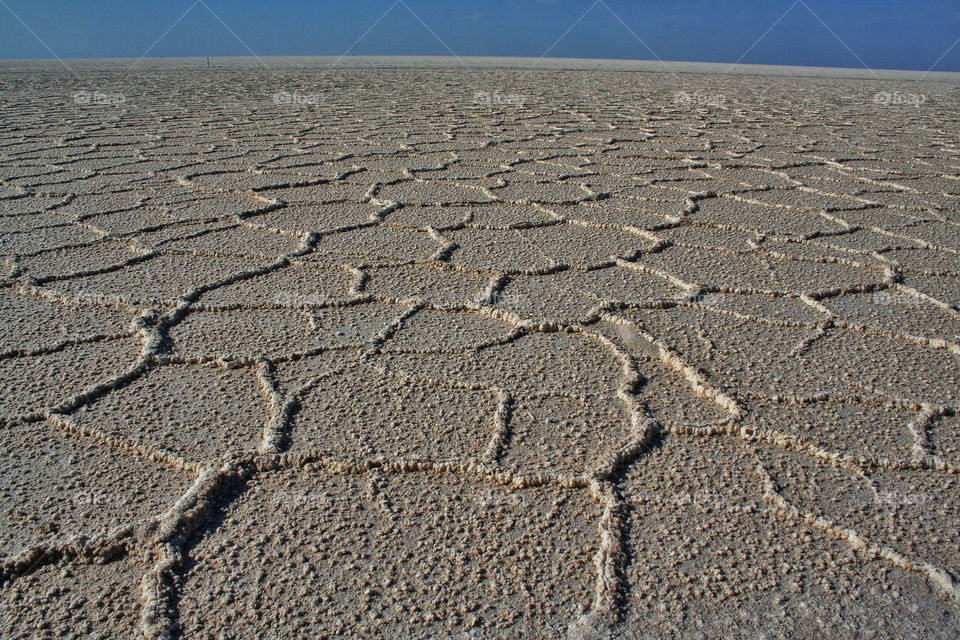 lake horizon salt iran by nader_esk