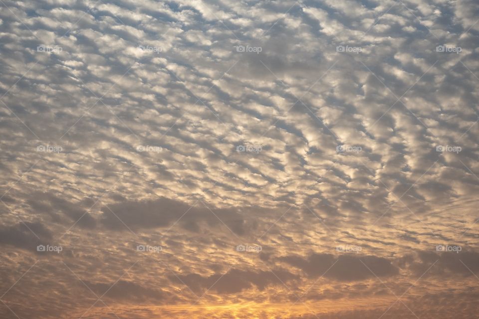 Beautiful cloud in sun rise moment