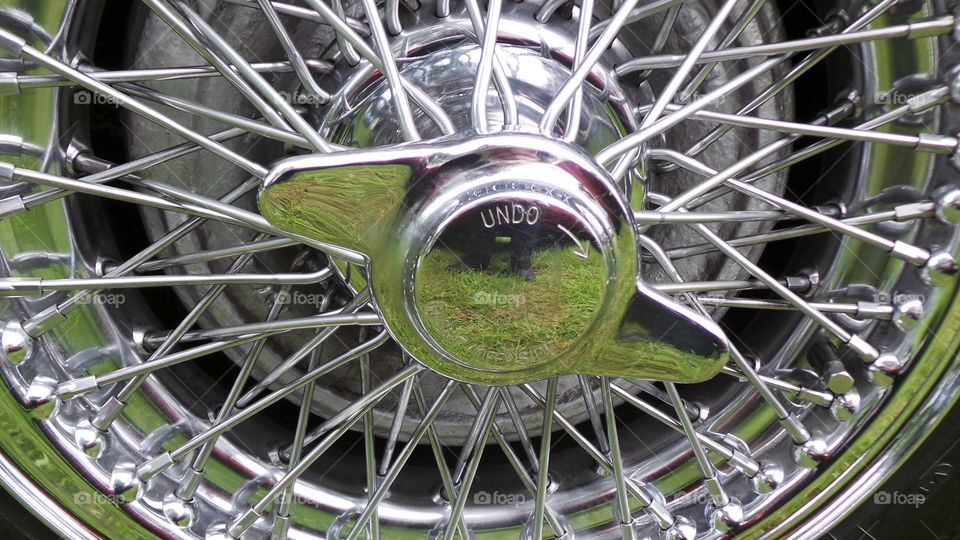 classic chrome vintage small bright shiny clean tire rims