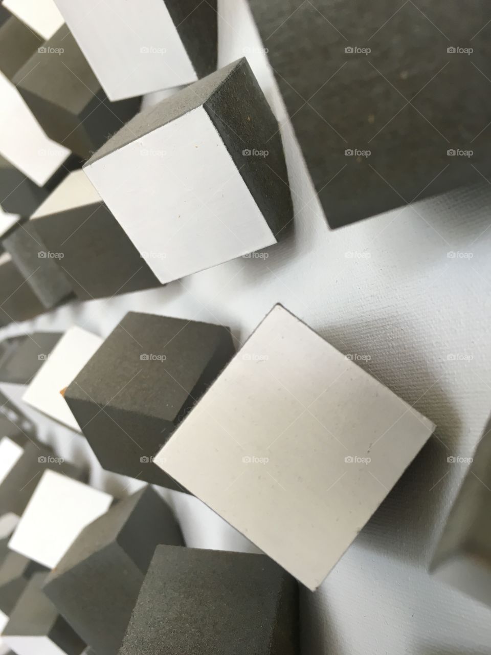 Gray geometrical abstract squares 