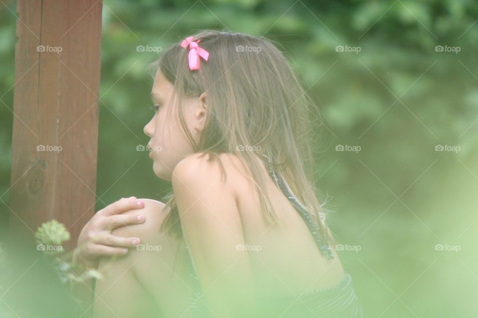 Young Contemplative Girl
