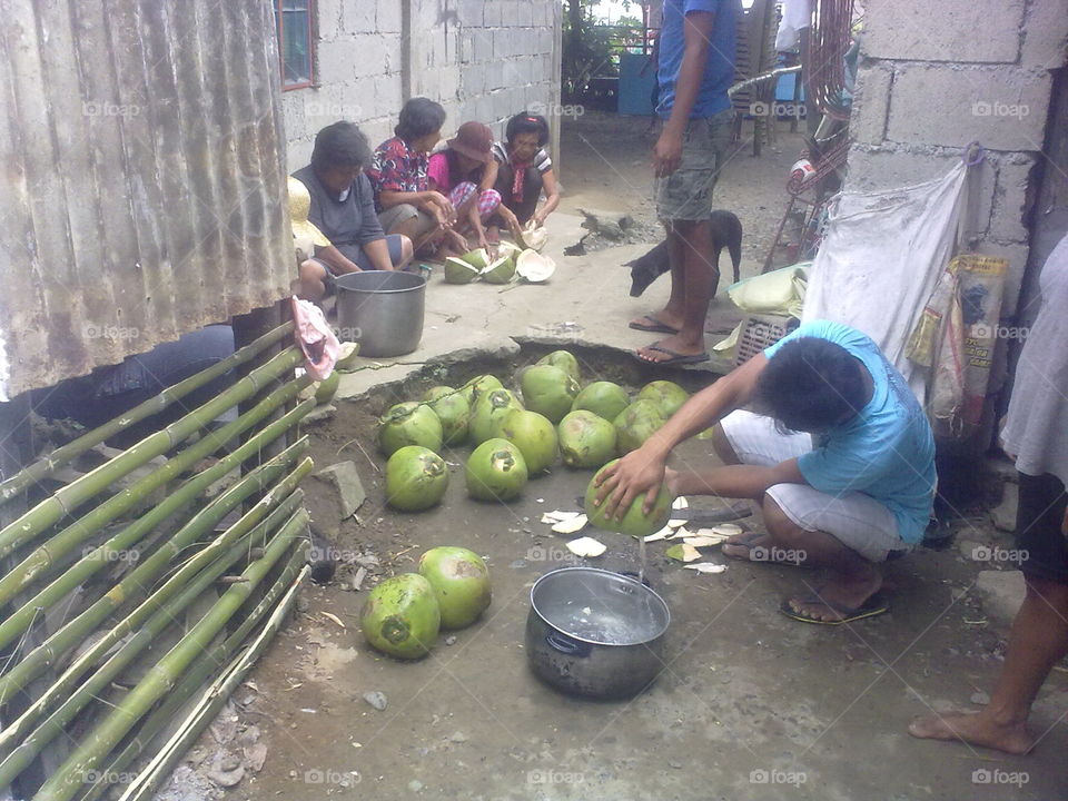 coconut man