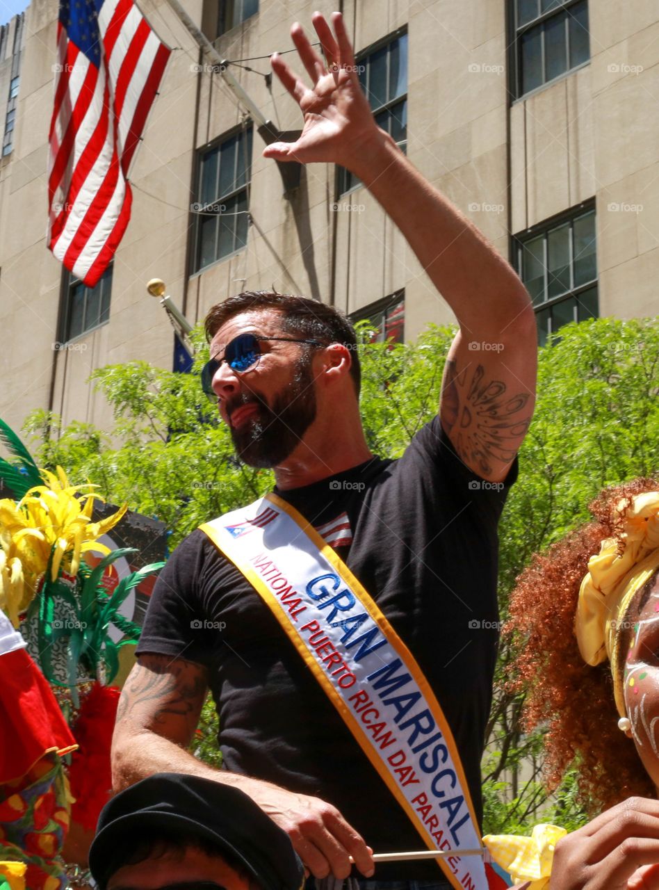 Ricky Martin at 62nd annual Puerto Rican Day Parade 