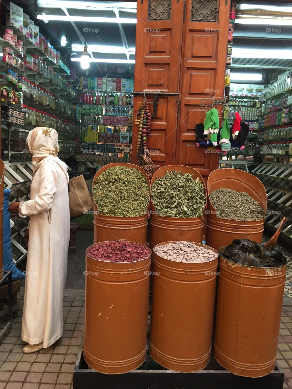 Moroccan spice shop