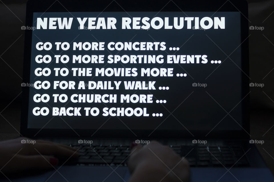 New Year Resolution ... Go ...