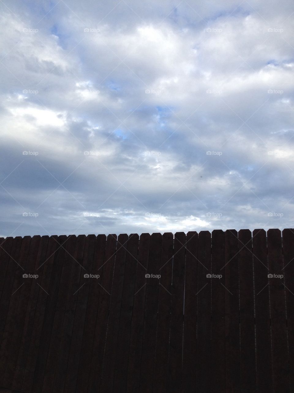 Fence and the sky