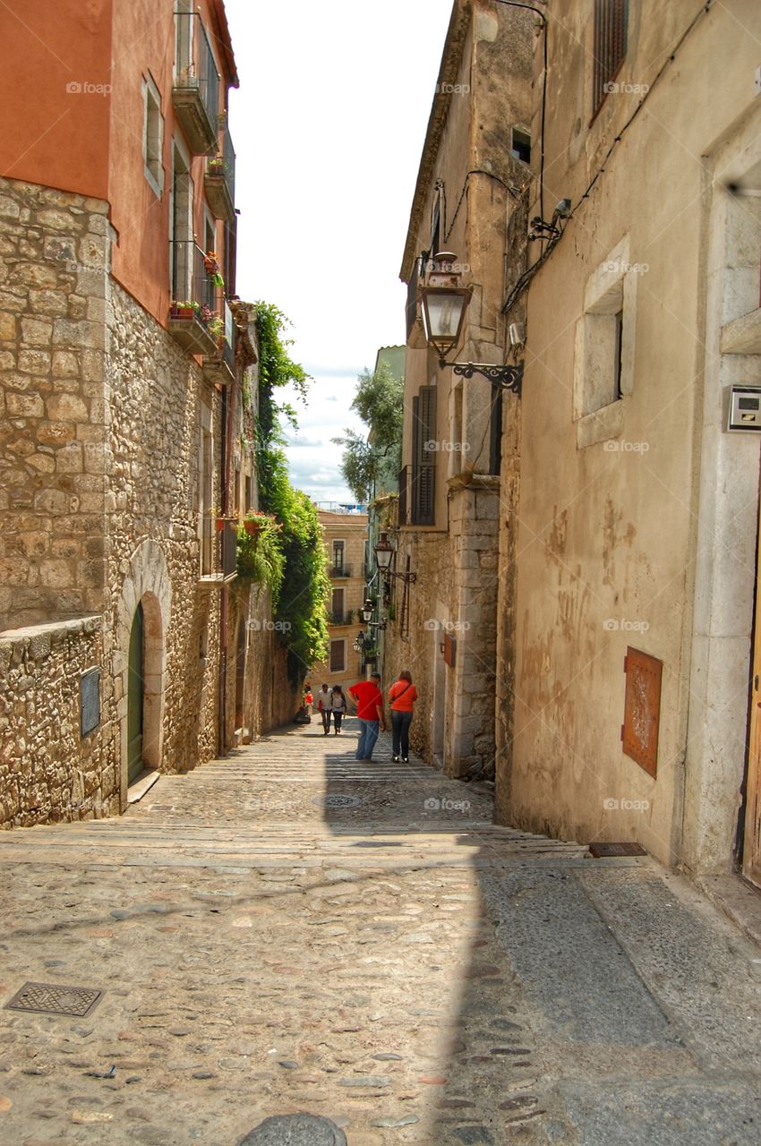 Small street in Girona