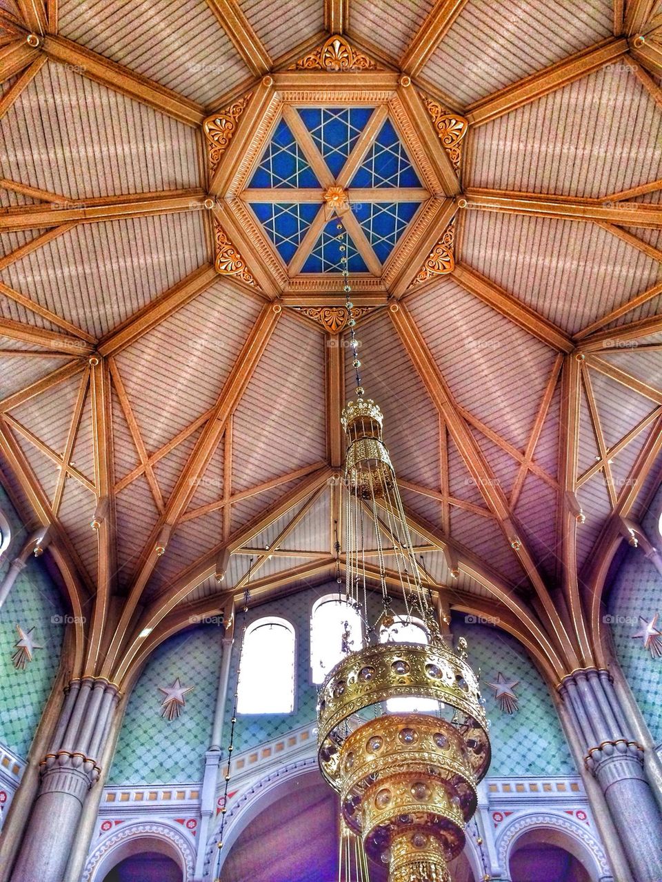 Church ceiling