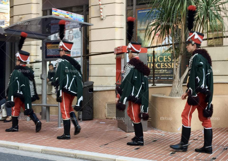 Soldiers of old time 