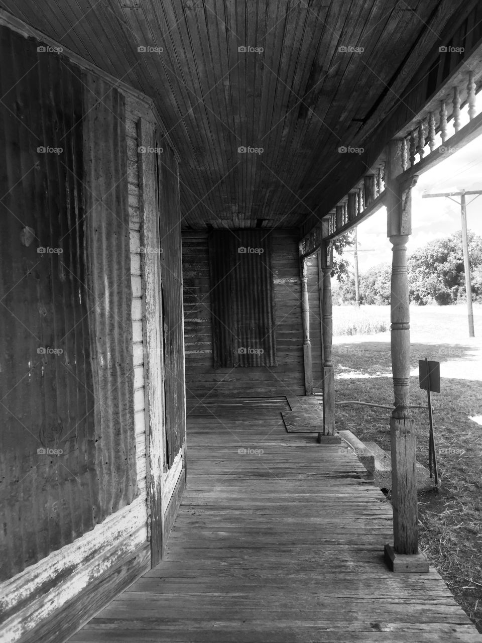 Forgotten front porch